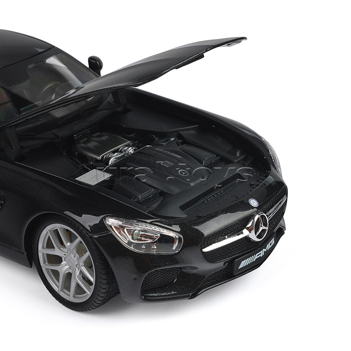 Машинка die-cast Mercedes-AMG GT, 1:18, чёрная, открывающиеся двери