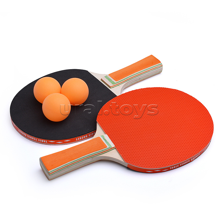 Набор для настольного тенниса (2 ракетки, 3 мяча) в сумке