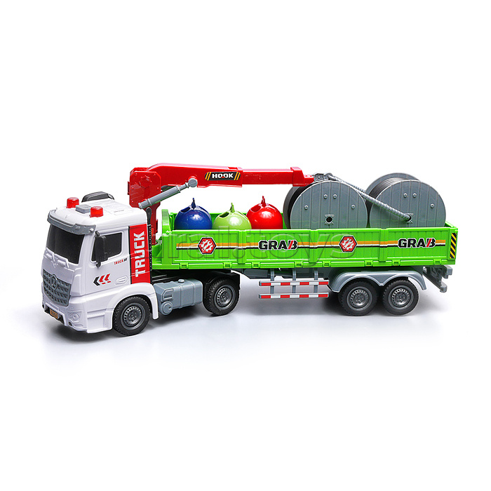 Машина "ТрансПорт Плюс" на батарейках, в коробке