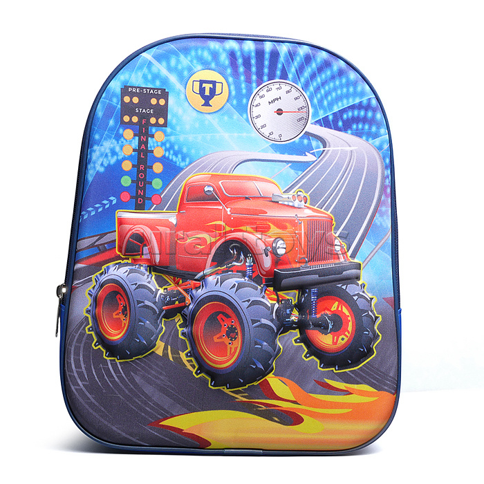 Рюкзак детский "Авто" 31.5x26x10 см, 1 отделение, ОПП-упаковка