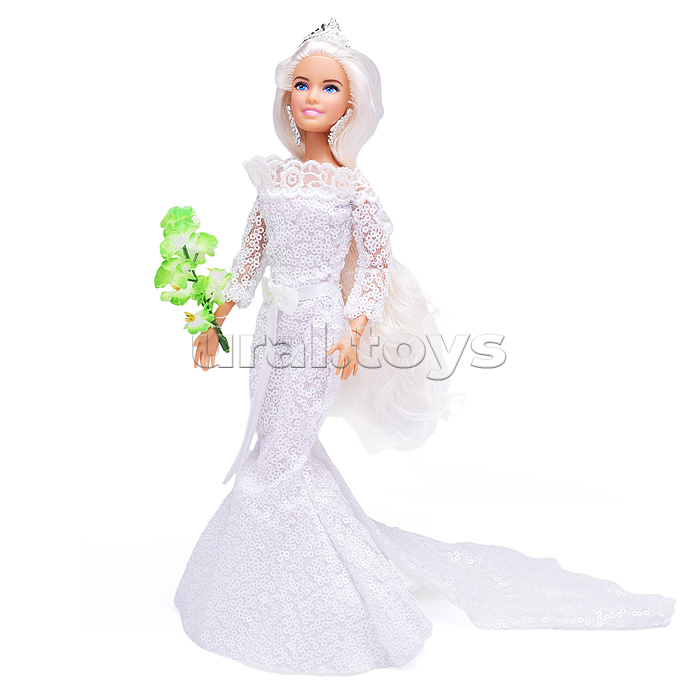 Кукла 29 см София и Алекс (руки и ноги сгибаются,свадьба, в комплекте акс.)