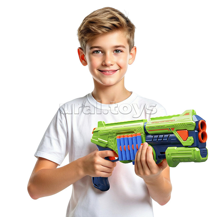 Набор тир "SafeShooter" с полимерными пулями, в коробке