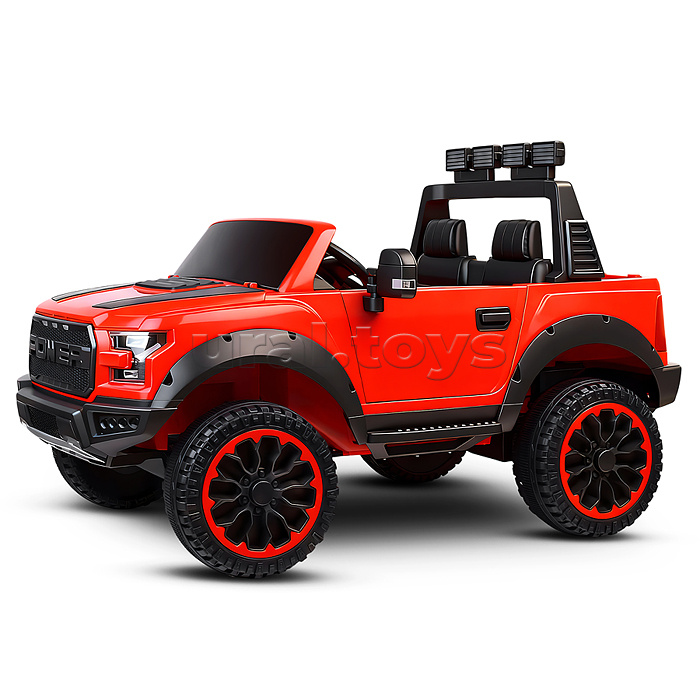 Электромобиль "Мощность скорости" на аккумуляторе, с р/у управлением, в коробке (красный)