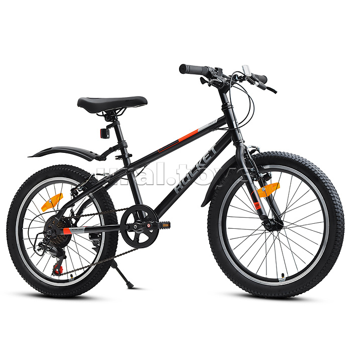 Велосипед 20" Rocket Crux 1.0 , цвет черный, размер 11"