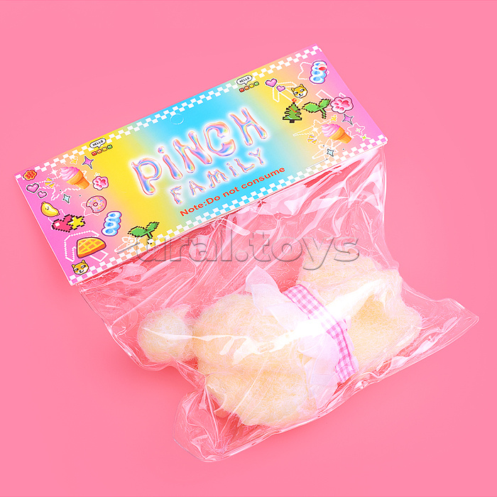 Игрушка-антистресс "Плюшевый кот" (лежачий)