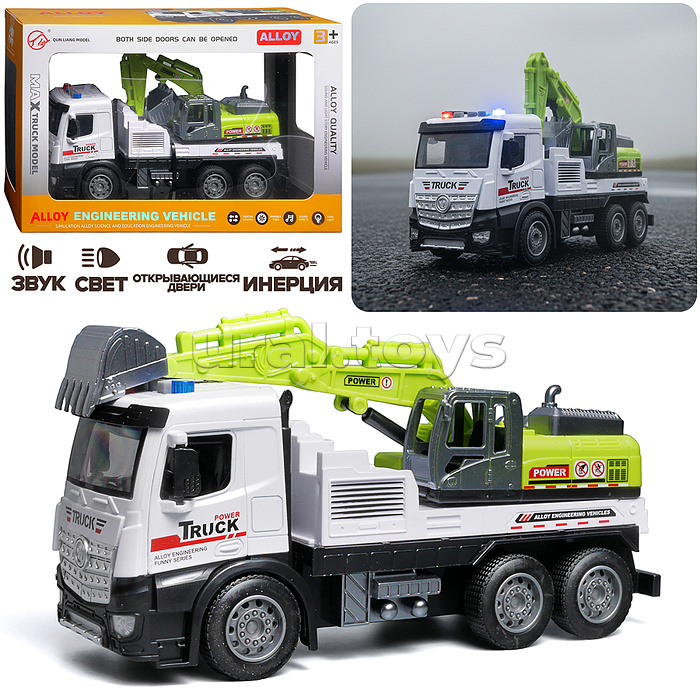 Машина "Строй сила" в коробке