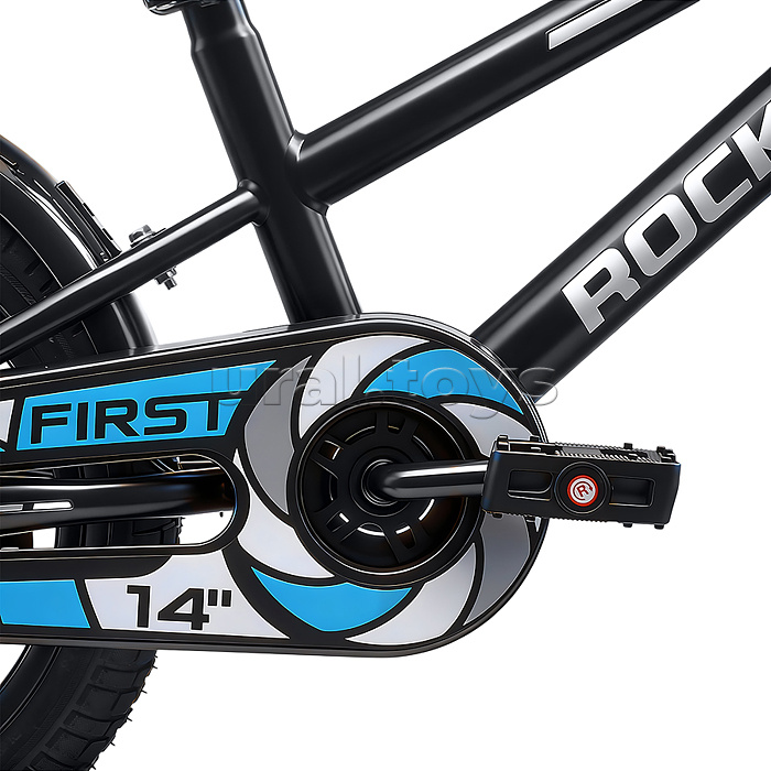 Велосипед 14" Rocket First, цвет черный