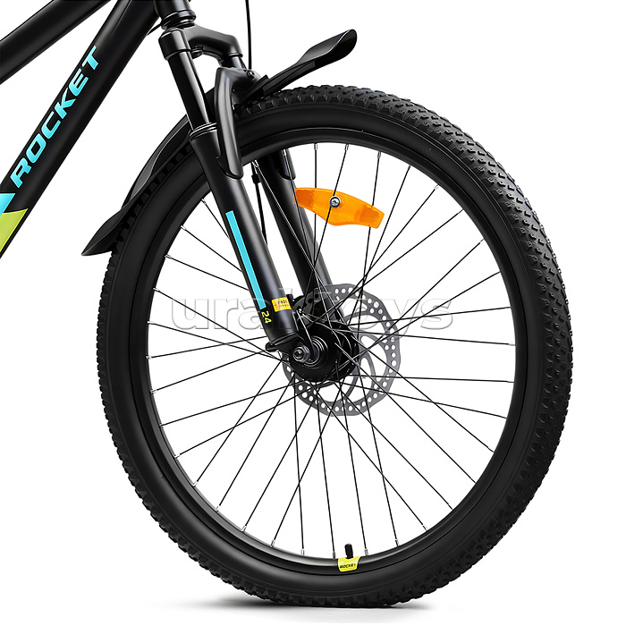 Велосипед 24" Rocket Aries 2.0 , цвет черный, размер 13"