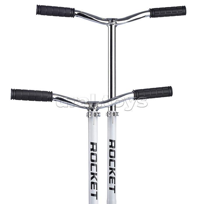 Самокат 2-х колесный ROCKET,колеса PU/ 145 мм,ABEC 7, белый