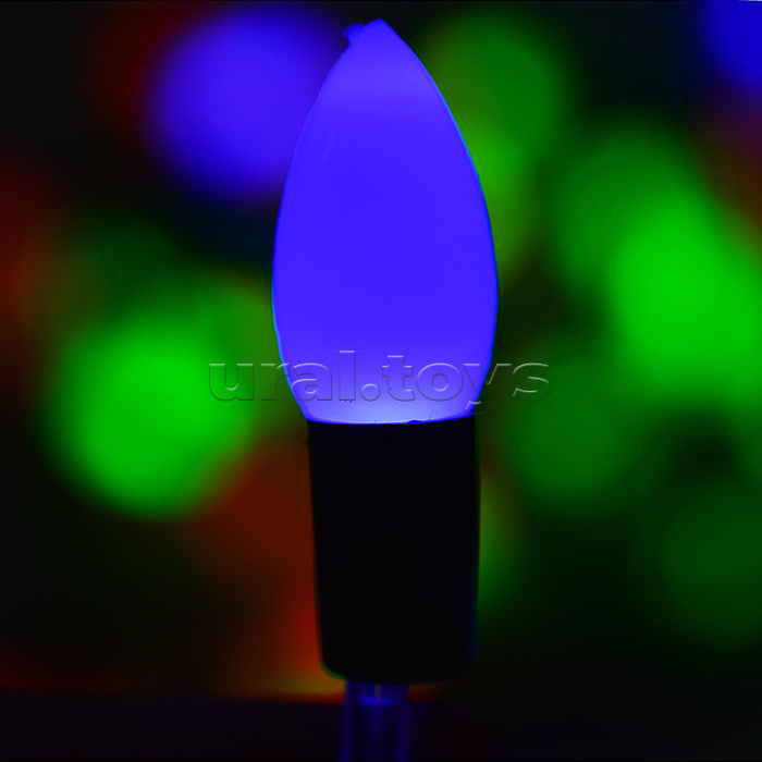 Электрогирлянда Купол матовый, 6 м, 40 ламп, цветная