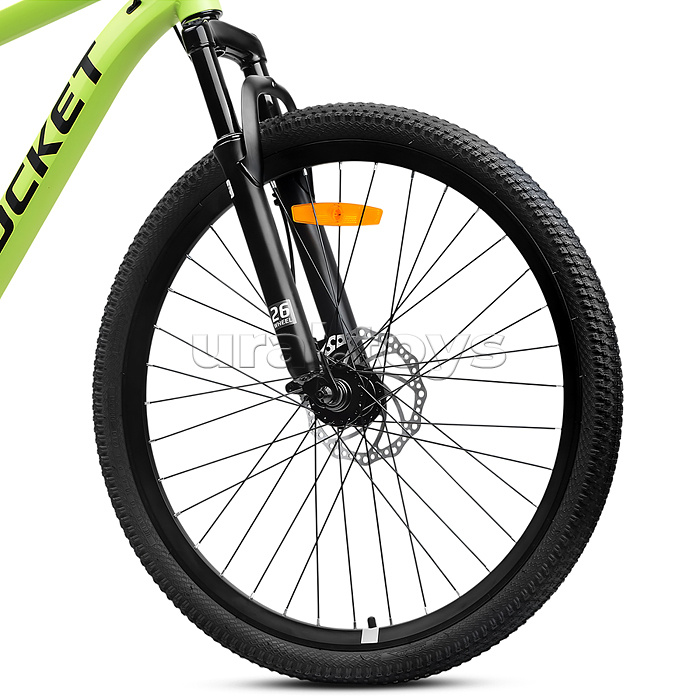 Велосипед 26" Rocket Rower, цвет салатовый, размер 18"