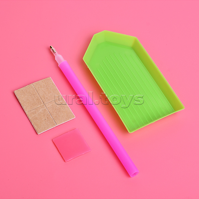 Мозаика алмазная "Попугай" 17.5*23.5см