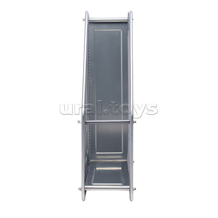 Вертикальный накопитель, размер 8,2x28x35,3 см, сетчатый металлический, серый