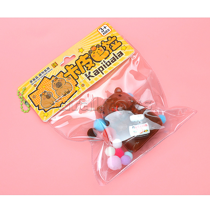 Игрушка -антистресс "Капибара с соком"