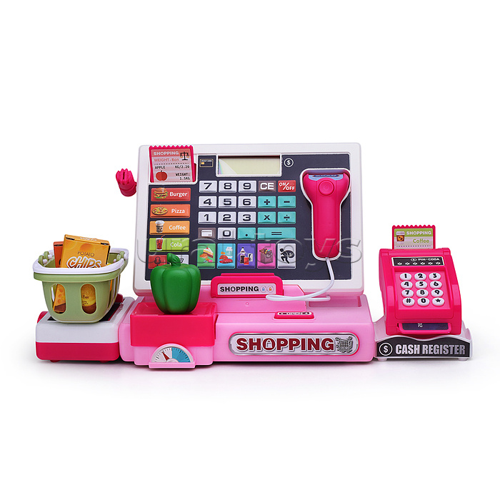Игровой набор "Касса. Магазин дома" с аксессуарами, в коробке
