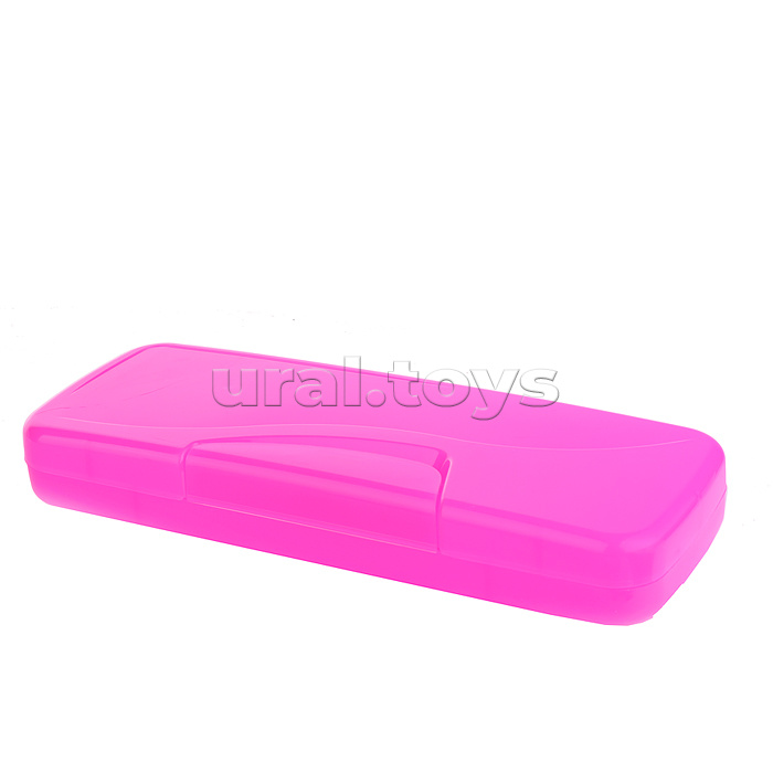 Пенал цвета флуоресцентные ассорти пластик (непрозрачный)