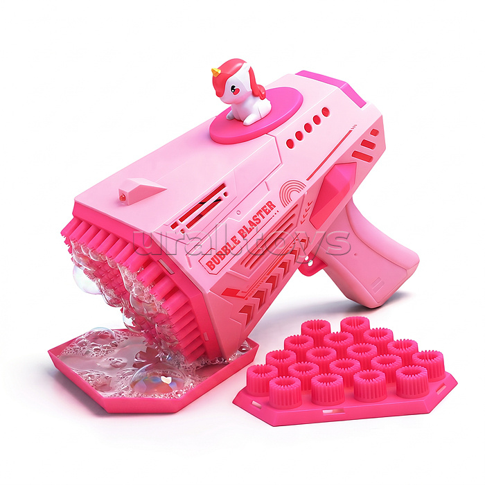 Бластер для мыльных пузырей 1199-20A "Пушка единорога" в коробке