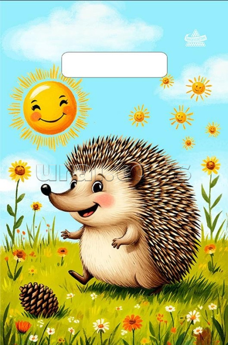 Пакет "Зайка и ежик" пакет вырубной (300х200х30)