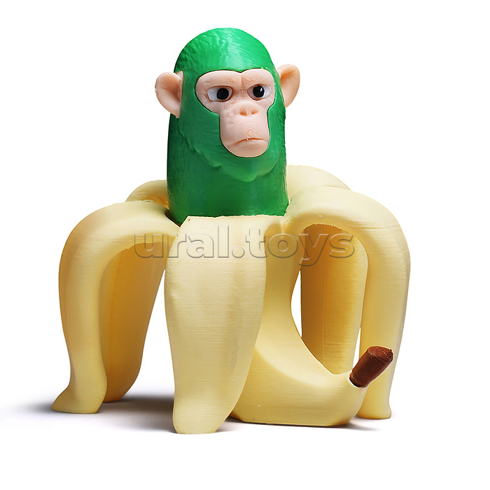 Игрушка-антистресс "Обезьянка в банане"