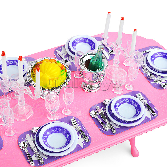 Набор мебели для кукол "Кухонный стол" в коробке