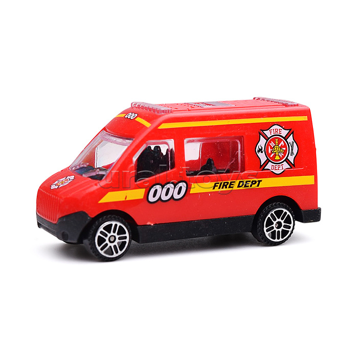 Машина "Автовоз-пожарный"(свет, звук) в коробке