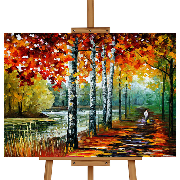 Набор для рисования "Картина по номерам 40х50 см. Осенний парк"