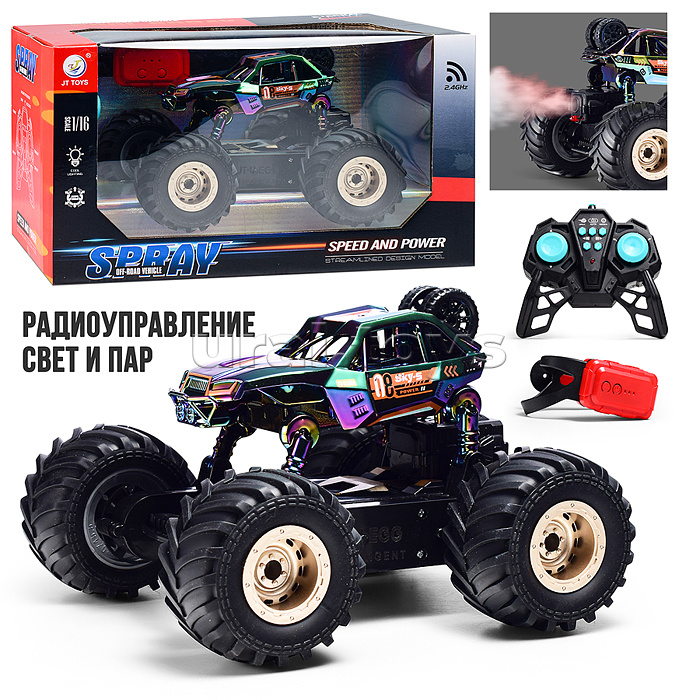 Машина "Вжух" р/у, 27 MHz, в коробке