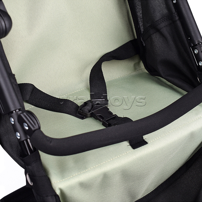 Коляска для кукол металлическая, цвет черно-зеленый, в пакете