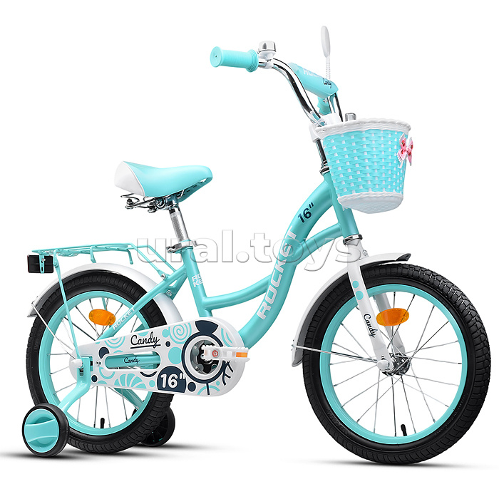Велосипед 16" Rocket Candy, цвет мятный