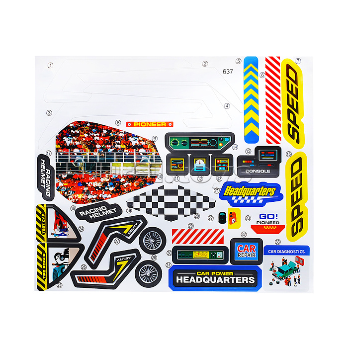 Парковка "Космический город" в коробке