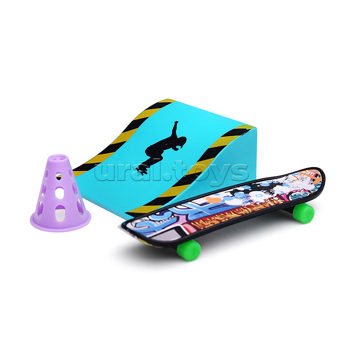 Фингерборд "Зона гравитации" (с трамплином) в пакете