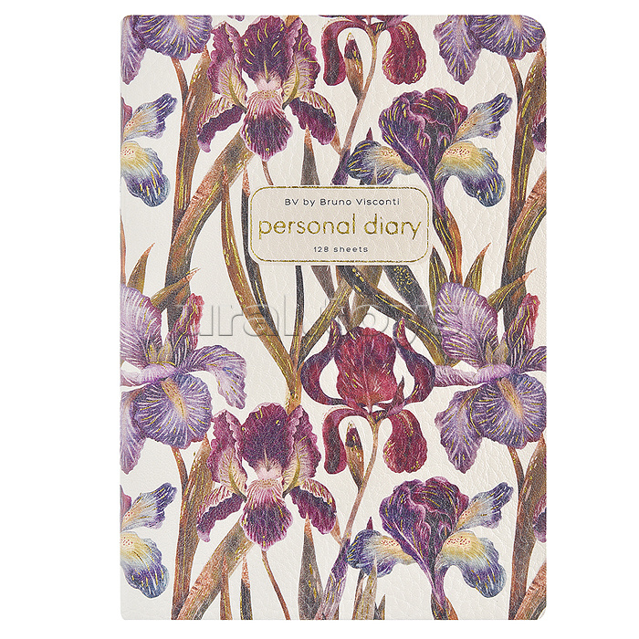 Набор подарочный "Flora. Ирисы" ежедневник А6+ и ручка