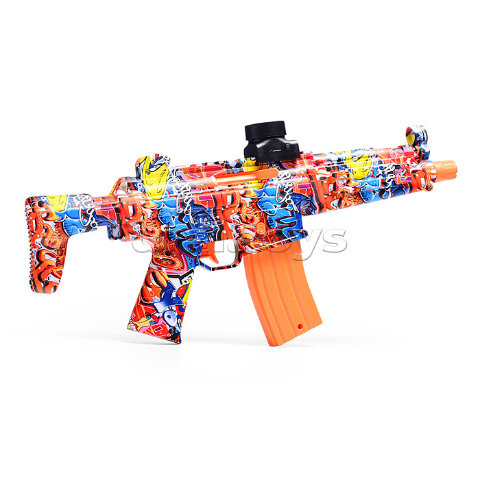 Автомат "Граффити" стреляет гелевыми пулями, в коробке