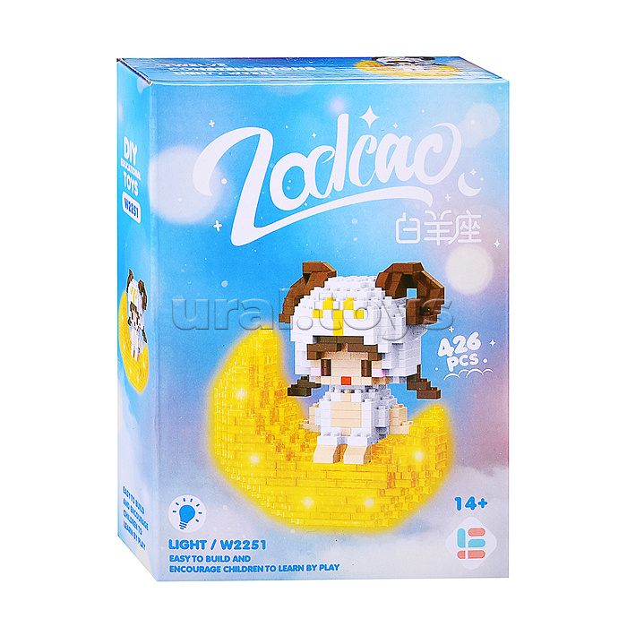 Конструктор "Девочка-овен" (426 дет.) в коробке