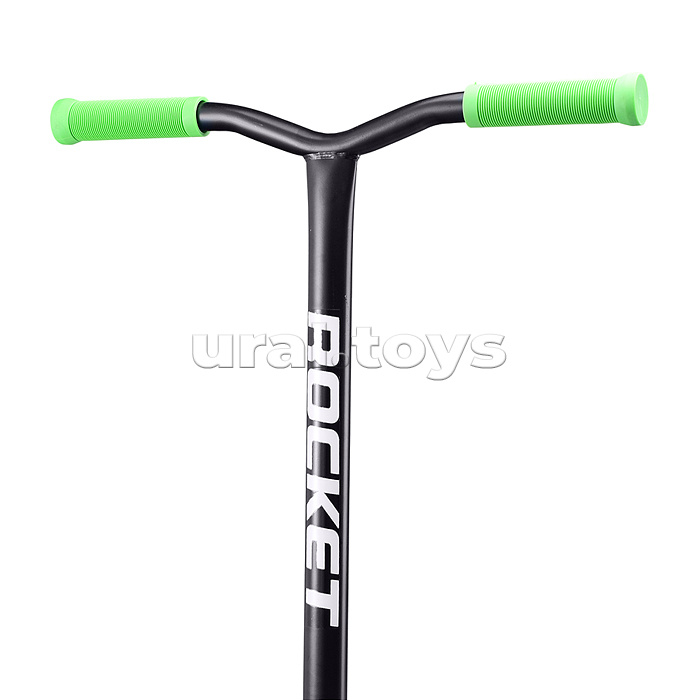 Самокат-снегокат трюковой в коробке (зелёный)