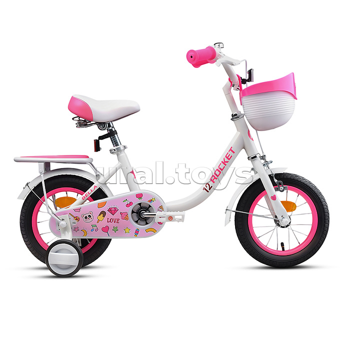 Велосипед 12" Rocket Bella, цвет белый