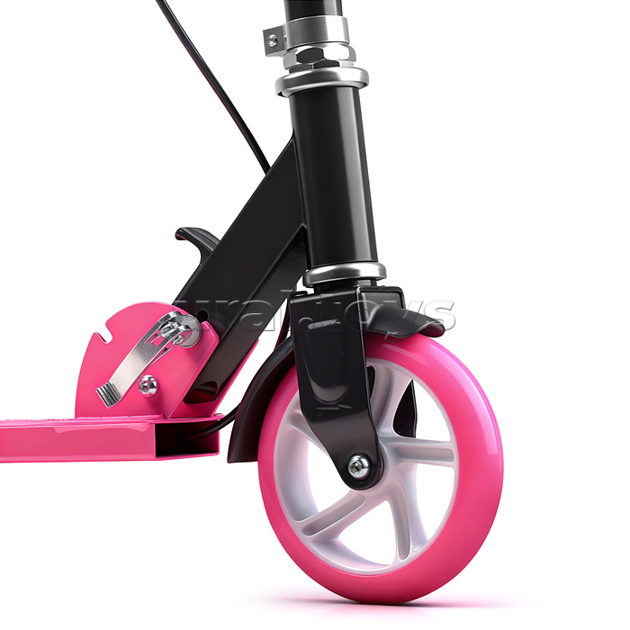 Самокат 2-х колесный ROCKET,колеса PU/ 145 мм,ABEC 7, розовый (в пакете)