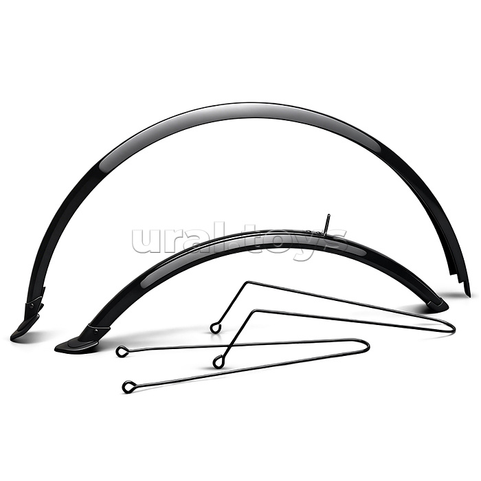 Набор крыльев 27,5" Rocket 099, пластик, цвет черный