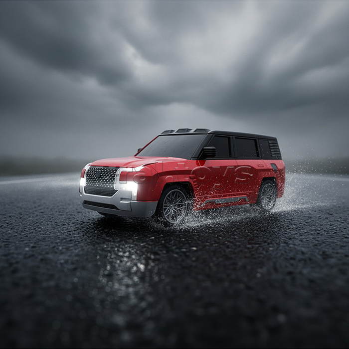 Машина "Великан" р/у, 27 MHz, с аккум., в коробке