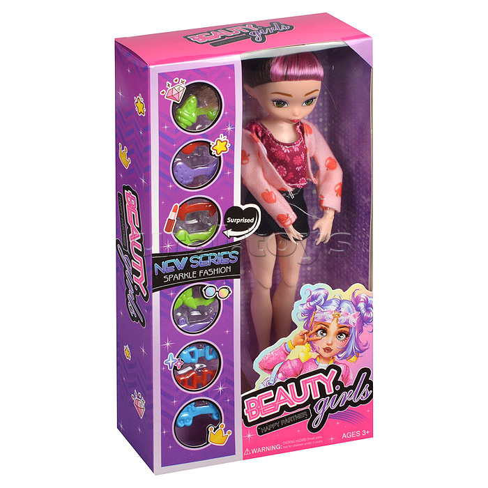 Кукла "Beautiful girl-2" с аксессуарами, в коробке Кукла "Beautiful girl-2" с аксессуарами, в коробке