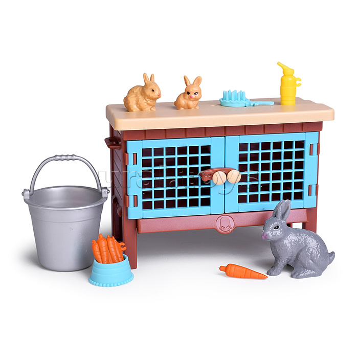 Кукла с аксессуарами "Rabbit care" в коробке
