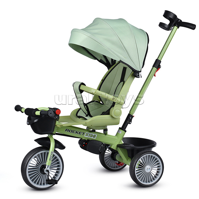 Велосипед 3-х колесный, зеленый