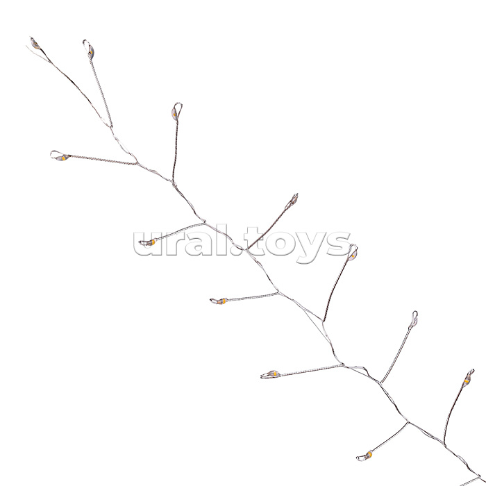 Электрогирлянда 3м, 200 ламп, теплый