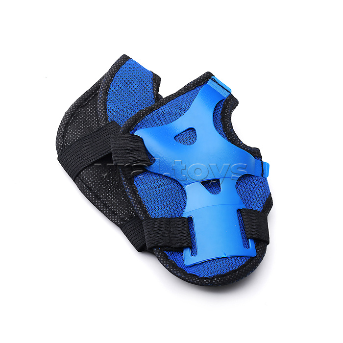 Ролики детские (размер M) с защитой для катания, синий, в коробке