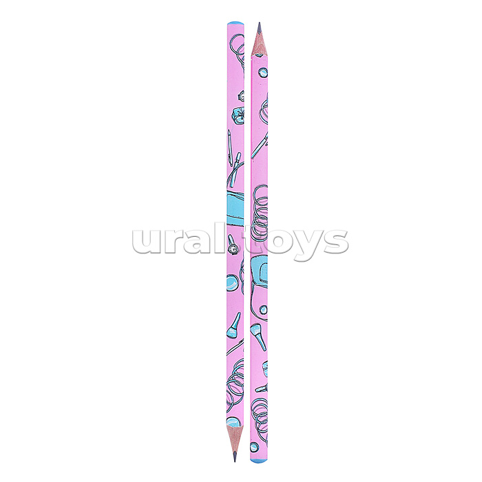 Карандаш чернографитный "HappyGraphix. Life Style. Pink dream" НВ Карандаш чернографитный "HappyGraphix. Life Style. Pink dream" НВ
