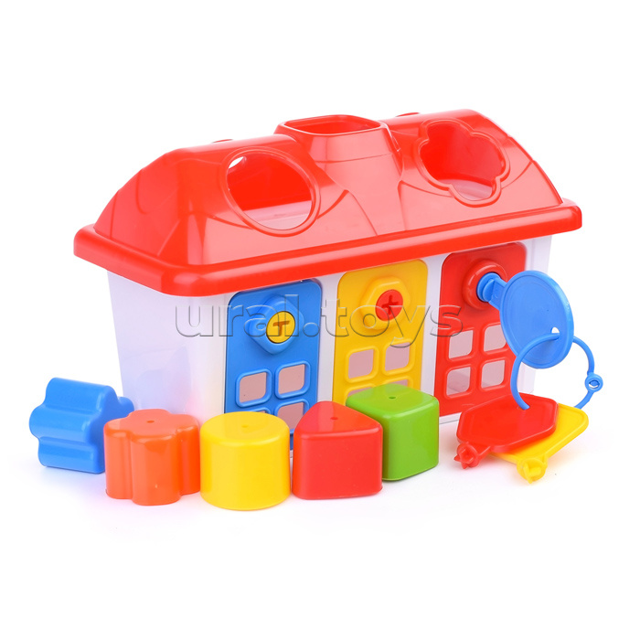 Логика-сортер "Домик" в коробке