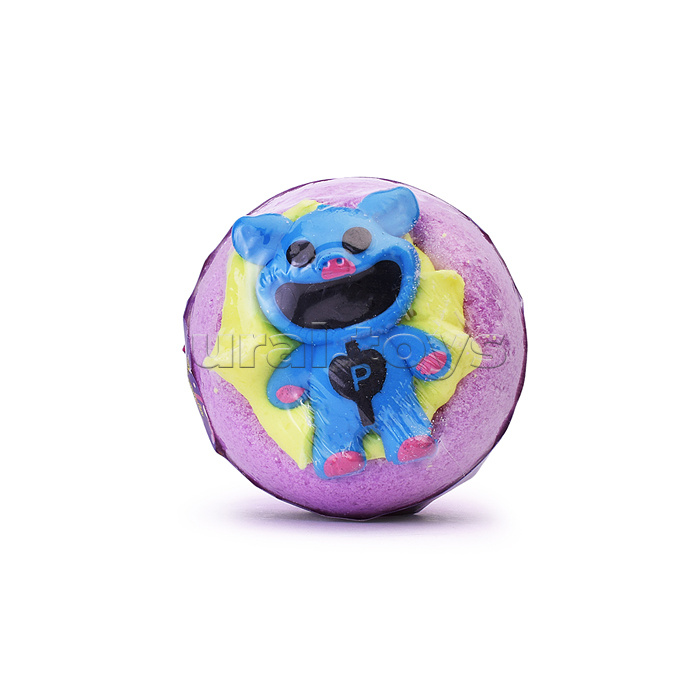 Шипучая соль для ванн 130г Чаша с пеной и игрушкой "Кошмарики на бурлящем шарике"