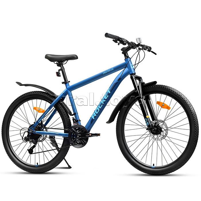 Велосипед 26" Rocket Crater 26, цвет синий, размер 16"