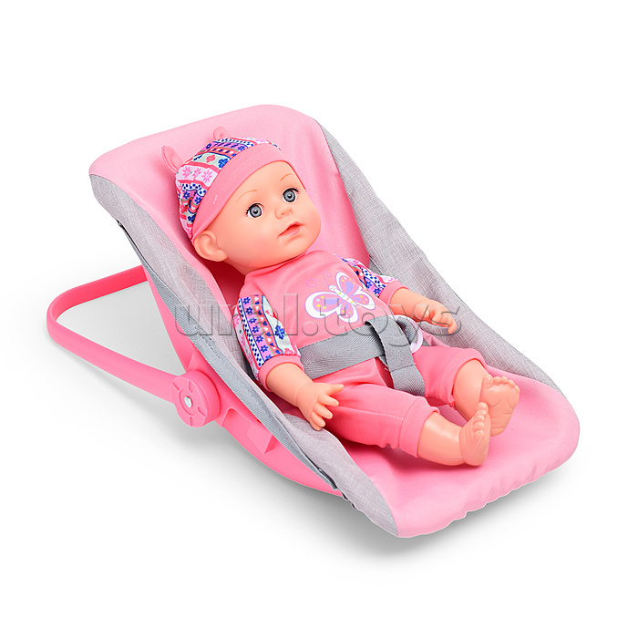 Люлька для кукол, с ручкой для переноски и ремнем безопасности