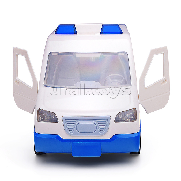 Конструктор "Полиция" с отверткой (свет,звук) в коробке